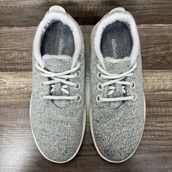 Allbirds Wool Runner Mizzle Gray Womens US Size 7 EUR 37 Sneakers - Picture 7 of 9